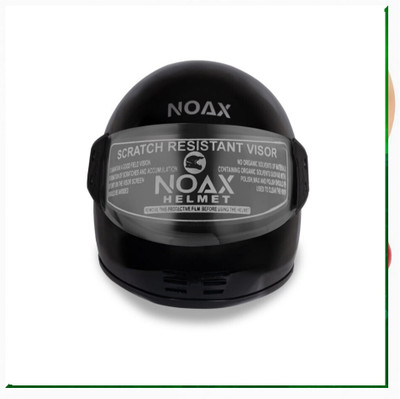 NOAX ISI MARKED HELMET FOR SAFTY RIDDING UNISEX FK)253 Motorbike Helmet(Black)