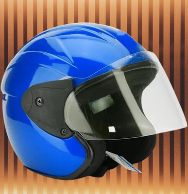Lxt Blue_Half_face_Helmet_with ISI Certified_BL85 Motorbike Helmet(Blue)