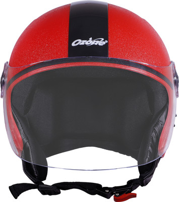 OZONE Superior Certified Helmet_openface@VG&_336 Motorbike Helmet(Red)