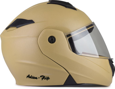 urban carrier New ABS Material Full Face Clear Visor, UV Scratch Resistance Motorbike Helmet(Yellow)