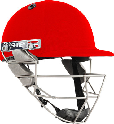 Shrey Pro Guard Stainless Steel 2.0 Cricket Helmet(Red)