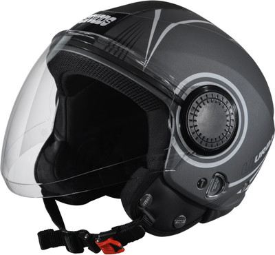 STUDDS Urban Super D1 Motorbike Helmet(Matt Gun Grey N6)