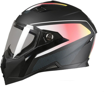 TVS Racing Anti Matter Motorbike Helmet(Matt Black Red)