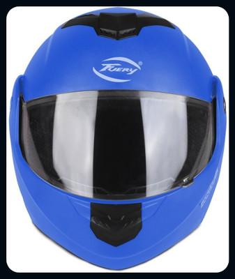 fuery Flipup Transparent visor Blue TFU-94_New Motorsports Helmet(Blue)