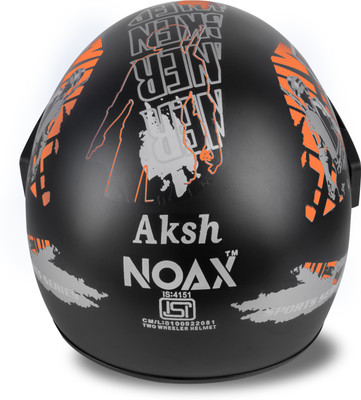 Font Unisex Full Face Helmet For Motorbike __7-AAA Motorbike Helmet(Black)