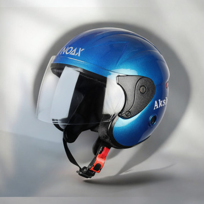 NOAX Helmet GOOD QUALITYFOR UNISEX for BIKE_-189 Motorbike Helmet(Blue)