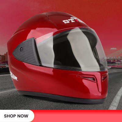 stiss R-1 Motorbike Helmet(Red)