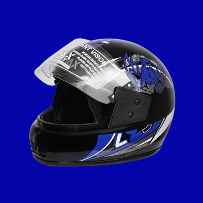 NOAX helmet bazarr unisex full face helmet _8 Motorbike Helmet(Black)