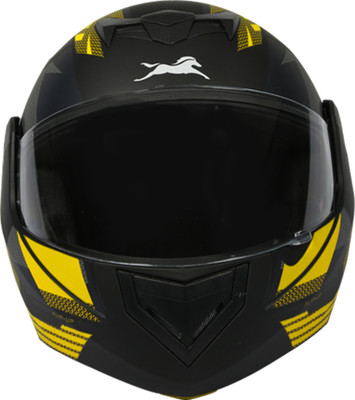 TVS Helmet Half Face Yellow | XL Motorbike Helmet(Yellow)