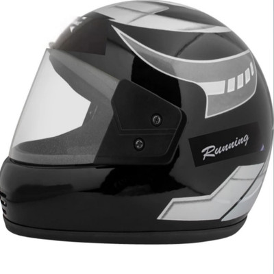 MonteX-1 Helmet Motorbike Helmet(Black and white)