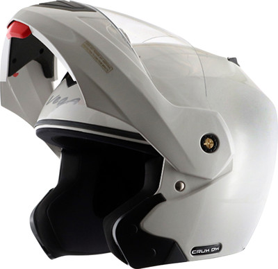 VEGA Crux Dx Motorbike Helmet(White)