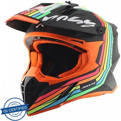 Axor X-cross X2 Motorbike Helmet(Dull Black Grey)