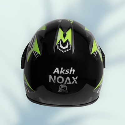 NOAX BRANDED ISI MARKED HELMET FOR UNISEX GENDER KEEP SAFE RIDING (SLFKSL_1142 Motorbike Helmet(Green)