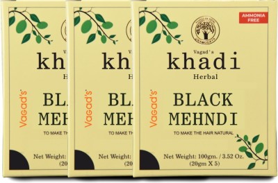 vagad's khadi Herbal BLACK Mehndi(300 g)