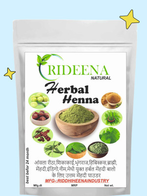 Rideena Natural and Best Mehandi Herbal Henna Powder(1500 g)