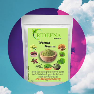 Rideena Best & Organic Henna Powder For Hair pack & Colour(1400 g)