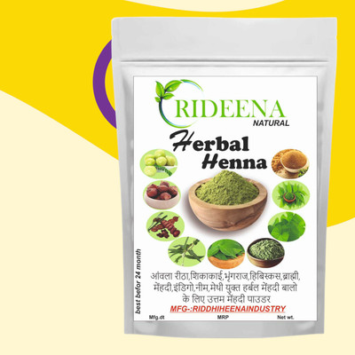 Rideena Pure and Best Herbal Henna Mehandi Powder For Hair Colour(1750 g)