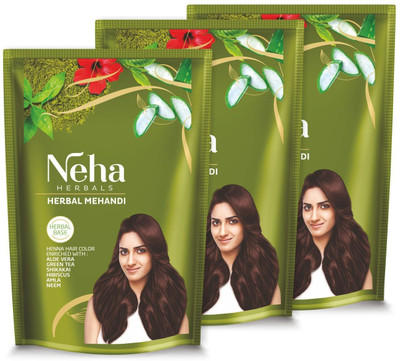Neha Herbals Neha Herbal Mehandi - 140G (Pack of 3)(420 g)