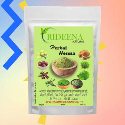 Rideena Natural and Pure Henna Powder For Hair Colour(1750 g)