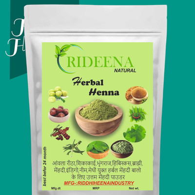 Rideena Organic & Pure Henna Powder For Hair Colour(750 g)