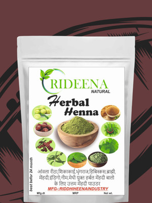Rideena Natural and Pure Herbal Henna Mehandi Powder(1250 g)