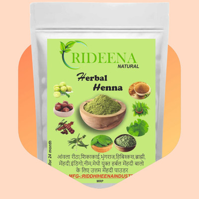 Rideena Organic Henna Powder For Hair pack & Colour(500 g)