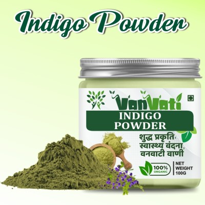 Vanvati Indigo Powder Natural Hair Coloring Hair Care And Hair Powder(100 g)