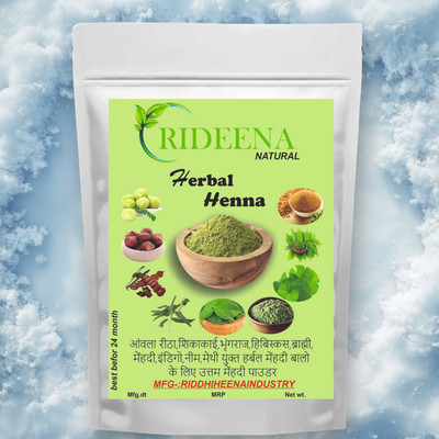 Rideena Organic and Pure Henna Powder For Hair Colour(750 g)