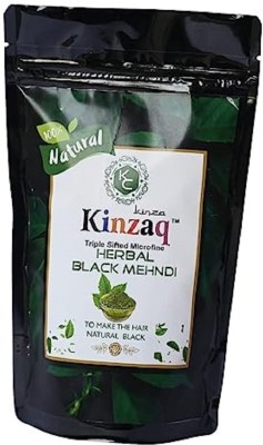 kinzaq Combo of Herbal Henna For Black Hair & Beard For Men Pack Of 6(600 g)