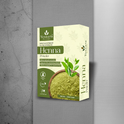 Yesaara Naturals Multipurpose 100gm Henna Powder for Skin & Hair(100 g)