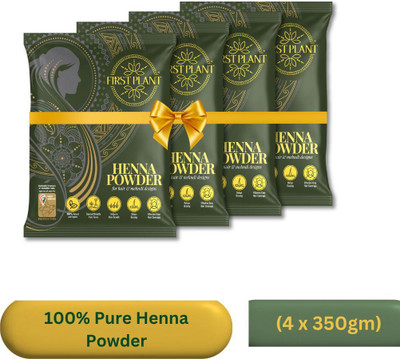 FIRST PLANT Premium Rajasthani HENNA POWDER, ORGANIC Henna for Hair Colour and Hair Care(1400 g)