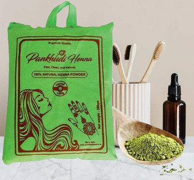Pankhudi Henna powder for hair Colour and Growth |Tripal Filterd(100 g)