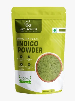 NaturoBliss Pure Organic Natural (Indigofera Tinctoria) Indigo Leaf Powder for black hair(1000 g)