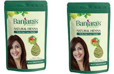 Banjaras Natural Henna Powder, 200g (100g*2)(200 g)