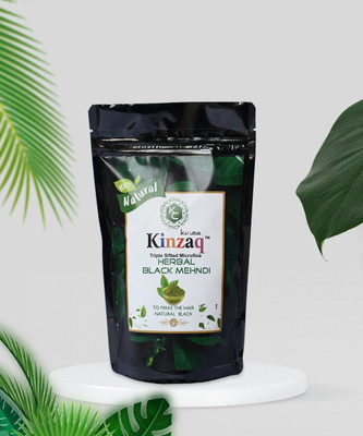 kinzaq Herbal Henna For Black Hair colour & Beard 50 gm Each Pack of 2(100 g)