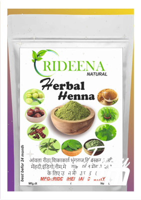 Rideena Natural and Organic Herbal Henna Mehandi Powder For Hair Colour(1800 g)
