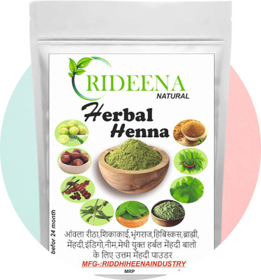 Rideena Pure & Organic Mehandi Herbal Henna Powder(400 g)