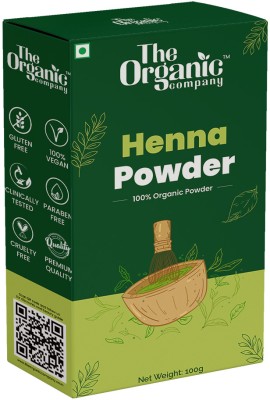 The Organic Company Henna Mehendi | Natural Hair Colour | Hair Colour Powder Men & Women | Hair Care(100 g)