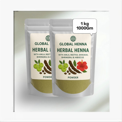 Beautoherb Henna powder for hair 9 Herb(990 g)