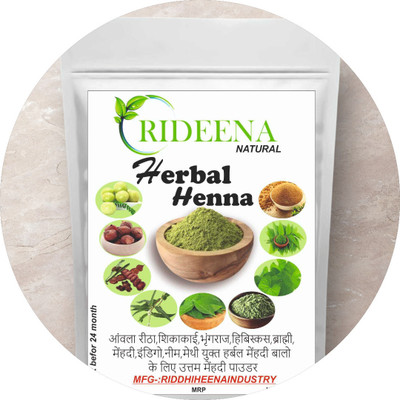 Rideena Pure & Natural Rajesthani Herbal Henna Powder(750 g)