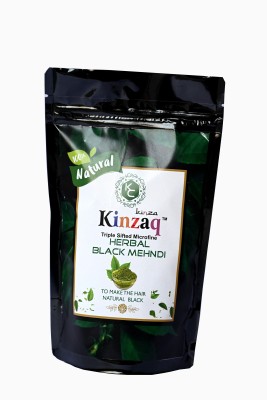 kinzaq Combo of Henna For Black Hair & Beard Herbal Colour/Dye(200)