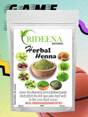 Rideena Natural and Organic Herbal Henna Mehandi Powder(1400 g)