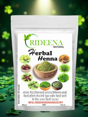 Rideena Pure and Natural Herbal Henna Mehandi Powder(1400 g)