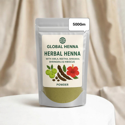 Beautoherb Natural Mehandi powder for hair Hair Pack(494 g)