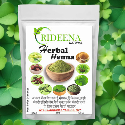 Rideena Natural and Best Herbal Henna Mehandi Powder(1400 g)