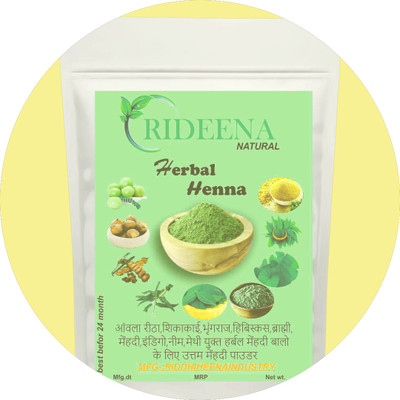 Rideena Pure and Organic Henna Powder For Hair pack & Colour(1400 g)