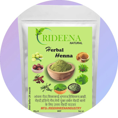 Rideena Best and Organic Henna Powder For Hair pack & Colour(750 g)