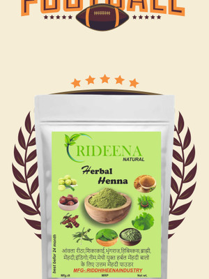 Rideena Organic and Pure Henna Powder For Hair Colour(1250 g)