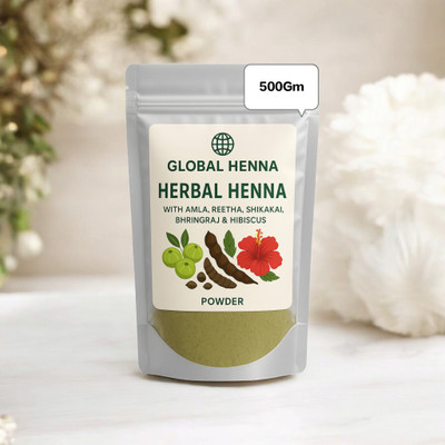 Beautoherb Fresh Mehandi powder for Hair color Hair Pack(494 g)