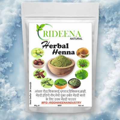 Rideena Organic and Pure Herbal Henna Mehandi Powder For Hair Colour(800 g)